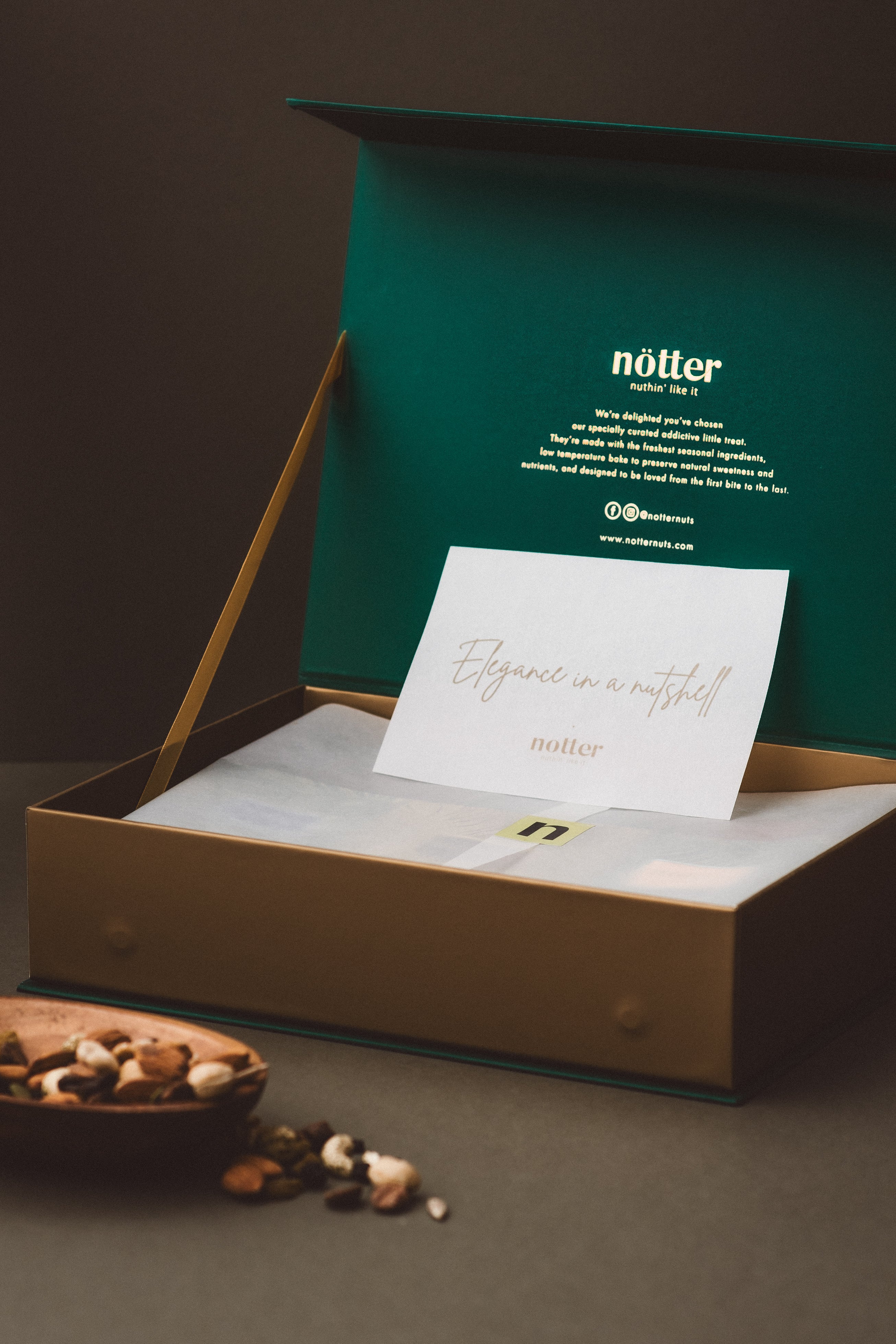 Luxurious gifting in our signature award-winning packaging with 12 packs of thoughtfully crafted premium mixed nuts