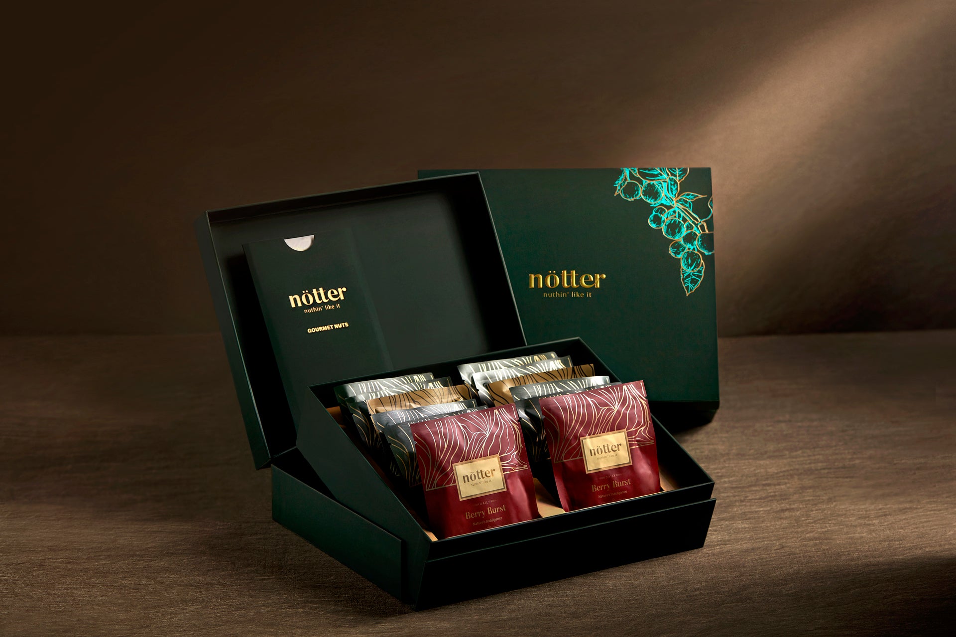 Grand Ensemble – Premium Gourmet Nuts Gift Box (12 Packs)