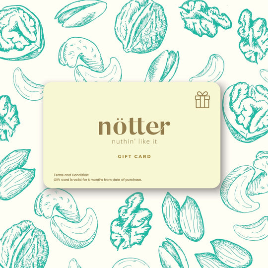 A gift card from notter 