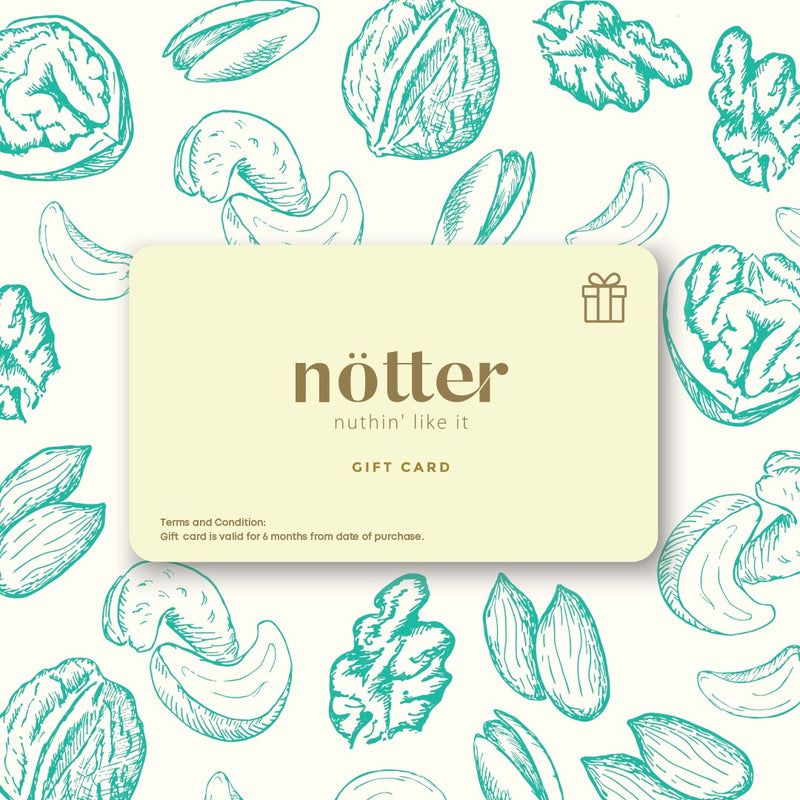 A gift card from notter 